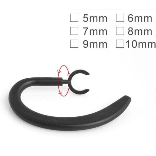 Replacement Headphone Accessory For Bluetooth Earphone Earhook Loop Clip Retractable whirling Ear Hook 5mm 6mm 7mm 8mm 9mm 10mm