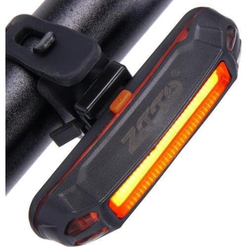 Light On For MTB Road Bike Flashlight Waterproof USB Charging LED Taillight Rear Lamp Alarming Torch Ultralight
