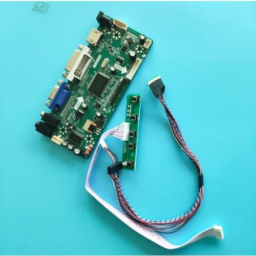 For LTN156AT02-A03/A04/A11/B01/B02/B03/B04/C01/C04/C07/C10/D01 LTN156AT02 panel 1366X768 HDMI+DVI+VGAController Board LCD LED