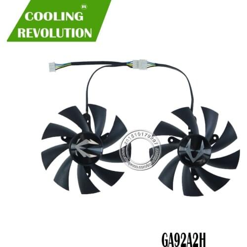Brand new original for ZOTAC GAMING GeForce GTX 1660 Ti AMP 6GB GDDR6 graphics card fan GA92A2H DC12V 0.35A 4Pin