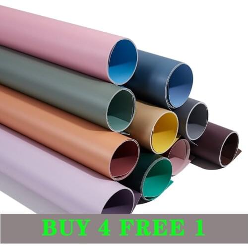 Photography Backdrop Paper 2 Sided Green Screen for Photo Studio Shoot Background Backdrops Morandi 57*87 cm [Buy 4 Free 1]