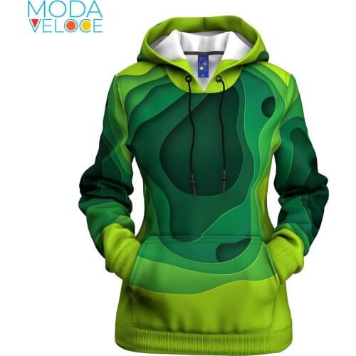 Green Hoodies Women Sponge Print 3D Hoodie Sweatshirt Men Anime Cartoon Pullover Unisex Hooded Cut Couples coat