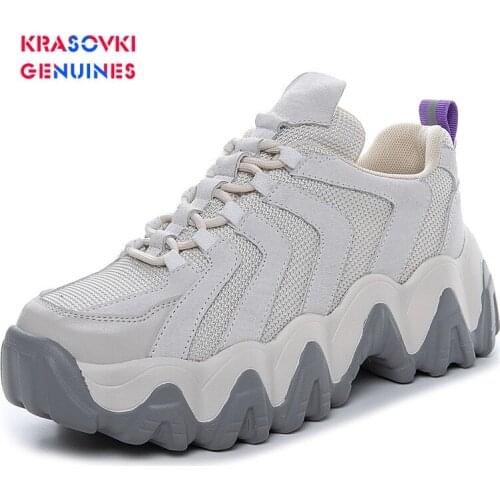 2020 ins Women Shoes New Arrival Casual Vulcanize Shoes Flat Platform Height Increase Footwear Femme shoes
