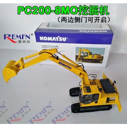 1/43 Komatsu PC200-8MO Hydraulic Excavator with Metal Track DieCast Model Toy
