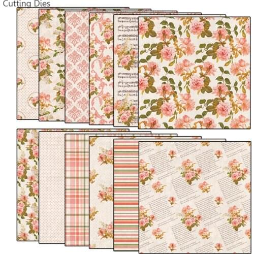 12Pcs/lot Winter Gifts Decorative Vellum Paper Scrapbooking Origami Art Background 14x14cm For Diy Paper Craft