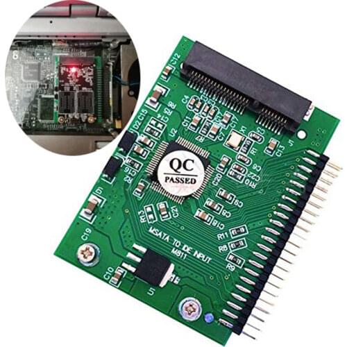 Ingelon msata sata adapter Mini pcle SSD to ide 2.5" 5V 44Pin SSD Card for HDD Converter ATA CD DVD Adapter for Laptop Dropship