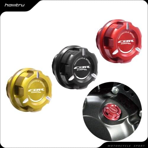 Motorcycle Engine Oil Cap Bolt Screw Filler Cover Case for Honda CBR600RR CBR 600RR From 2003