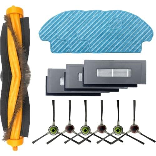 For Ecovacs Deebot OZMO 930 Main Brush Robot Vacuum Cleaner Spare Parts Side Roller Brushes Mop Cloth Holder HEPA Filter