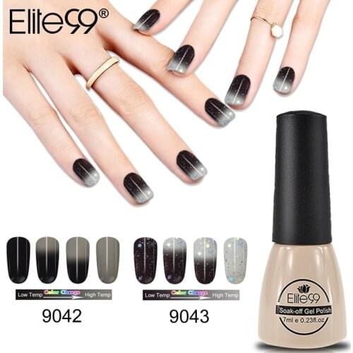 Elite99 7ml Nail Gel Temperature Color Changeable UV Gel Soak Off Base Top Long Lasting Gel Polish Professional LED Nail Polish