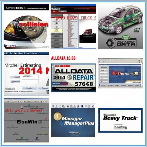 Hot Auto Repair Alldata Software V10.53 m..ch.. on-de....d 5 software 2015 atsg Vivid workshop OD5 atsg usb3.0 1tb hdd all data