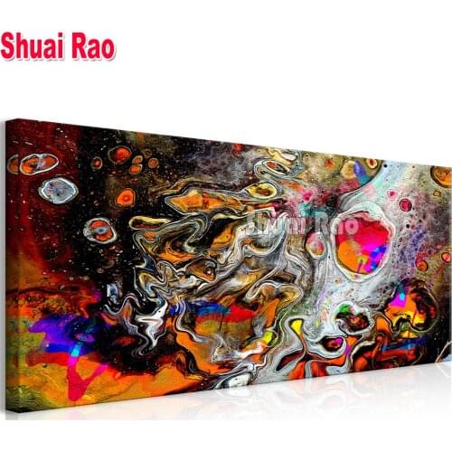 Full Square/Round Drill 5D DIY Diamond Painting "Abstract Space" Embroidery Cross Stitch 5D Home Decor Gift,Large Art