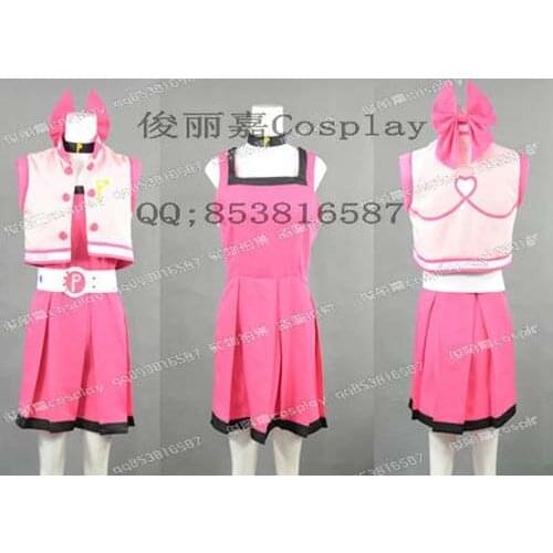 Powerpuff Girls Z Momoko Akatsutsumi (blossom) Cosplay Costume