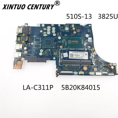 LA-C311P 5B20K84015 original mainboard for Lenovo 510S-13 with Pentium 3825U CPU Laptop motherboard