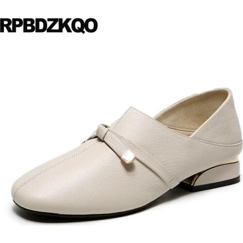 Chinese slippers ladies slip on shallow breathable designer shoes women luxury 2019 flats korean china genuine leather mules