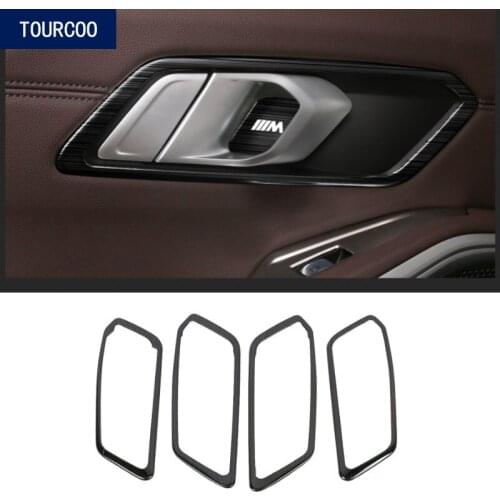 For BMW G20 G28 3 Series 2020 Interior Door Handle Cover Trim Sticker Stainless Steel Car Styling Modification Accessories