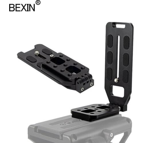 L130-50B aluminum alloy material portable folding universal L plate can be used for Digital SLR Camera vertical video shooting