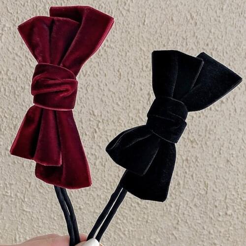 Bows Headband Cross Top Knot Hairband Elastic Hair Band For Women Girls Headwear Hair Accessories 2 Colors Hot Sale