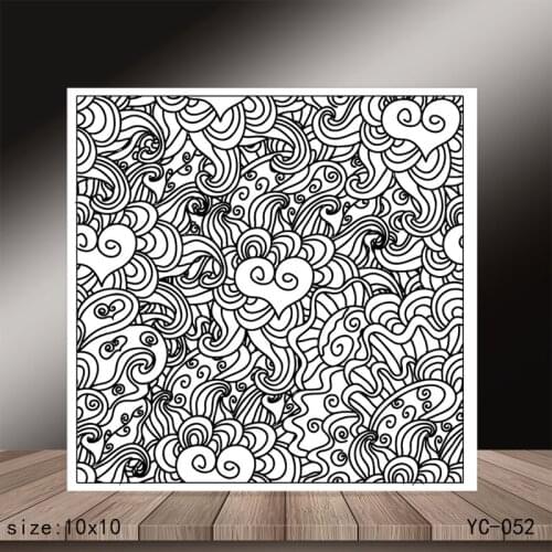 AZSG Spray Clear Stamps/Seals For DIY Scrapbooking/Card Making/Album Decorative Silicone Stamp Crafts