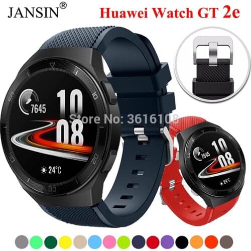 Huawei watch gt 2e Strap 22mm Silicone watch band For Samsung Galaxy Watch 46mm Gear S3 GT 2 46mm GT 2e strap Amazfit gtr 47MM