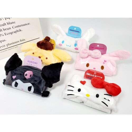 Sanrio hello kitty Melody headband cinnamon dog wash face head hoop makeup hair ring hair accessories