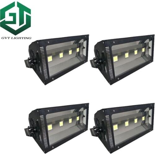 4pcs/lot High Quality 4pcs 100W High Power Led Stage Lighting Flash Lamp DMX 400W White Color LED Strobe Lighting