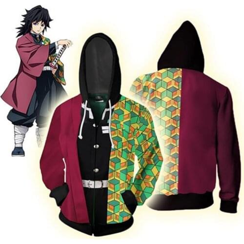 Demon Slayer 3D Oversized Hoodies New Fashion Hooded Sweatshirt Women Men Kimetsu no Yaiba Anime Cosplay Costume Streetwear