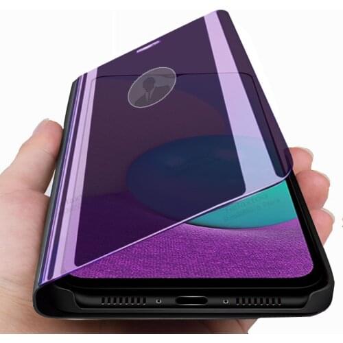 Smart mirror case for samsung a02 case stand book flip cover for samsung galaxy a02 a 02 02a samsun SM-A022F phone cover coque