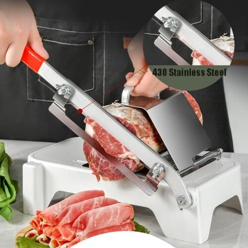 Vegetable Cutting Machine Household Manual Meat Slicer Frozen Food Slicer Beef Meat Cutting Machine Kitchen Slicing Artifact