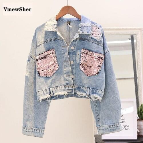 VmewSher Women's Bomber Jackets