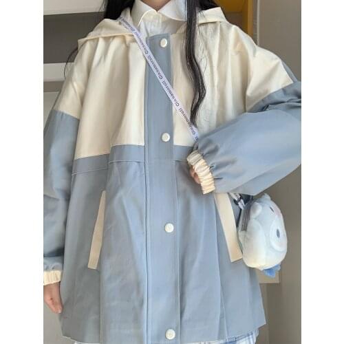 Women Jacket 2020 Autumn Winter Korean New Korean Women Jackets Patchwork Baseball Preppy Style Women Outwear Plus Size