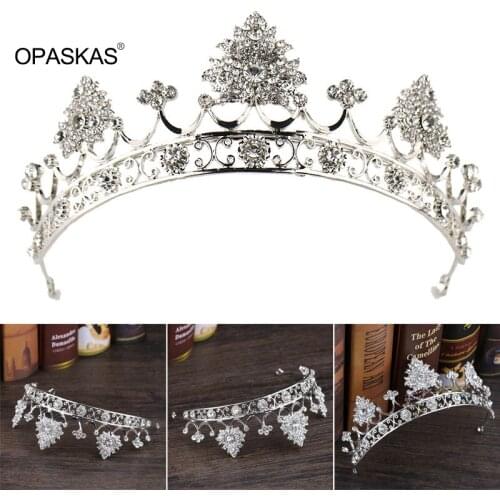 Femal Crown Ornament Leaves Bride Wedding Jewelry Simple Retro Alloy Material Bridal Electroplating Wedding Jewelry VL