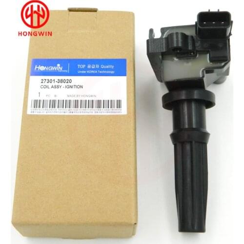 27301-38020 Ignition Coil Fits HHyundai Santa Fe Sonata Kia Optima 2.4L 4cyl 199-2006 UF285 / 5C1155 ENG.CODE "SIRIUS II G4JS"