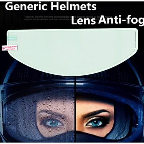 Car Accessories Interior Helmet Clear Anti-Fog Patch Film Universal Motorcycle Helmet Lens Fog Resistant Films Helmets