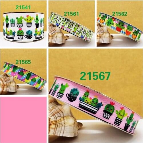 Free shipping 50 yard cartoon printed grosgrain ribbon 21567