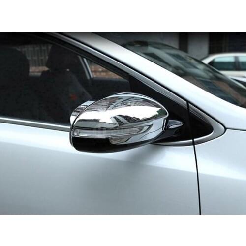 YAQUICKA Chrome ABS Car Exterior Rear View Rearview Mirror Cover Decoration Trim For KIA Sportage KX5 2016 2017 2018 ABS Styling