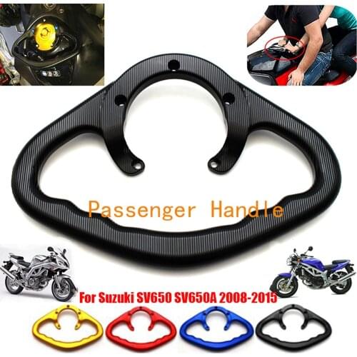 For SUZUKI GSR 600 750 GSX S750 S1000 S1000F DL650 V-Strom Motorcycle Passenger Handgrips Hand Grip Tank Grab Bar Handle Armrest