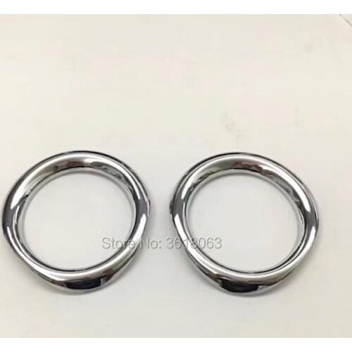 For Toyota C-HR CHR C HR 2017 2018 Front Head Fog Light Ring Cover FogLight Trims ABS Chrome Stickers Car-Covers Accessories