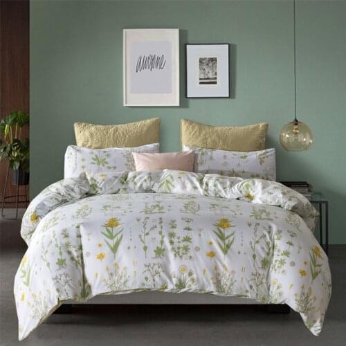 Bucolic Duvet Cover Textile High Quality Bed Sheets King Size Bedding Set