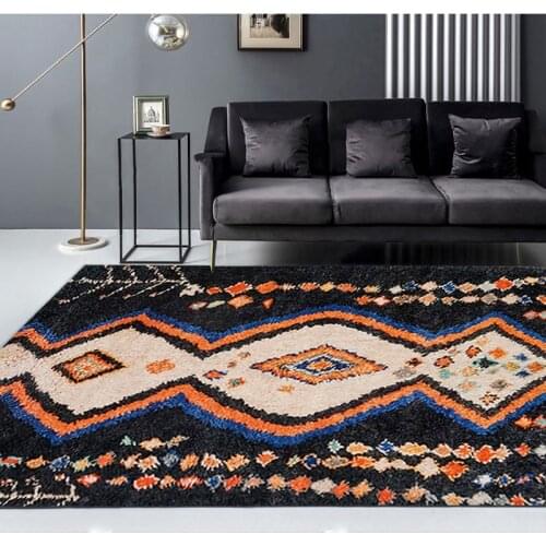 Bohemian Ethnic Style Rug Carpet for Living Room Home Decor Soft Sofa Floor Mat Vintage Morocco Bedroom Carpet Nordic Parlor Rug