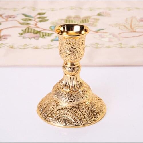 Metal Candle Holders Hollow Design Candlestick Tabletop Candle Stand Wedding Decoration Candelabra Home Decor Candelabrum