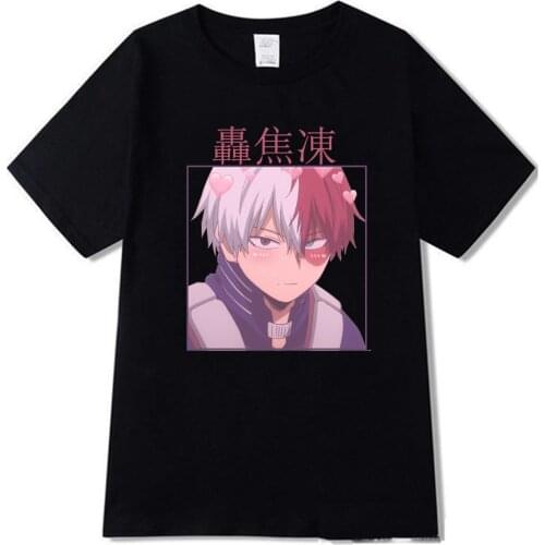 My Hero Academia T Shirt Men Fashion Tshirt Streetwear Summer Tops Tshirt Oversized Short Sleeve Tshirt Homme