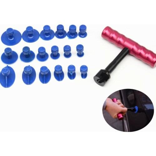 Paintless Dent Repair Removal Hail Dings Remover Hand T-Bar Car Puller Tool Kit