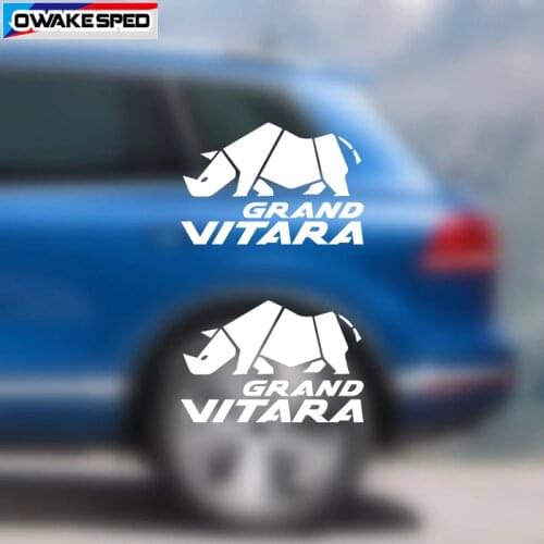 2pcs 30cm Decals For Suzuki Grand Vitara AT MT 4X4 OFF ROAD Fit 3 5 Doors Car Door Window Glass Body Decor Stickers