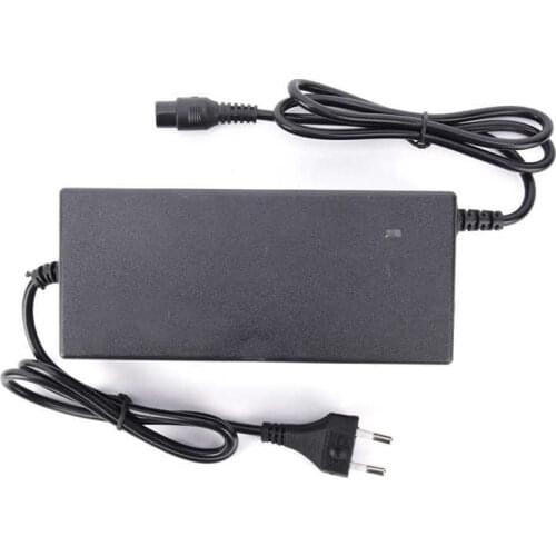 60V 12AH Plastic Portable Universal Battery Charger for Electric Scooter Bicycle DC67.2V 2A EU Plug 100-240V( )