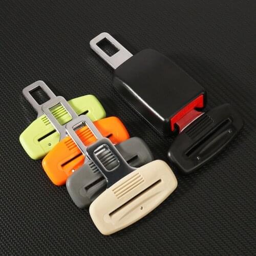 Car Buckles(7/8"Metal Tongue) Safety Certified Universal Car Extension Socket Buckles Connector, Automotive Metal Belt Extender