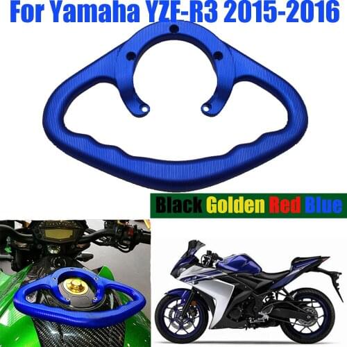 For Yamaha YZF-R3 YZF R3 2015-2016 Motorcycle Passenger Handgrips Hand Grip Tank Grab Bar Handles Armrest Motobike Accessories