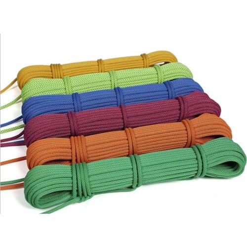 Climbing Rope Portable 6mm Non-slip Downhill Rope for Survival Parachute Cord Lanyard Outdoor Activity Survival Accessory