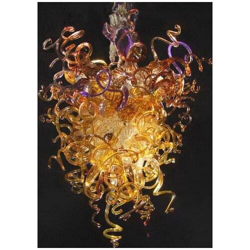 Antique Style Home Decorations Living Room Art Decoration Hand Blown Glass Vintage Chandelier Lighting