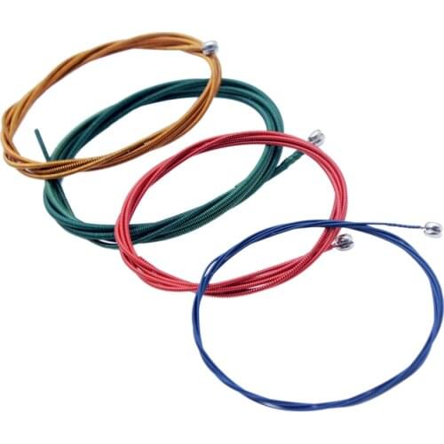 1 Set Colorful Strings Electric Bass Strings Musical Instrument Accessory