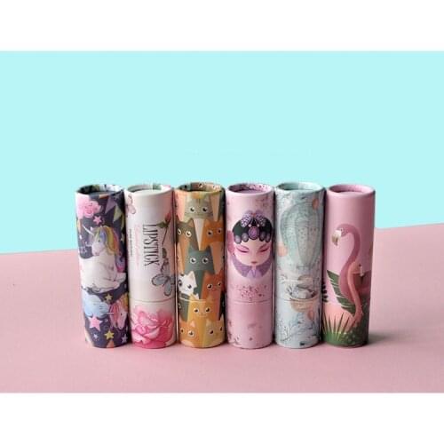10/30/50/100pcs 12.1mm Elegant Creative Empty Makeup Lipstick Tube, Kraft Beauty Concealer Refillable Tube, Lip Balm Container